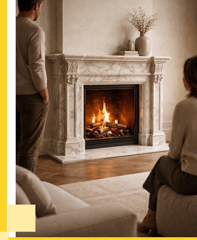 Мраморные камины под ключ в Алексине от 274700 р. | ЭриданЛкс