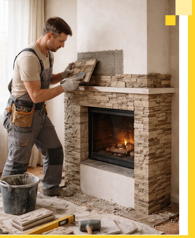 Изготовление и монтаж каминов для дома под ключ в Алексине