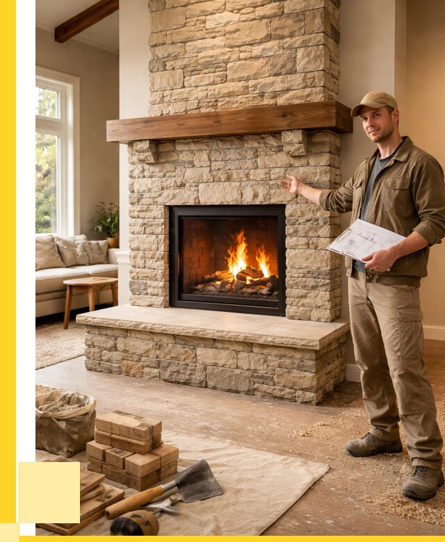 Камины под ключ в Алексине от 197784 р. | ЭриданЛкс — установка