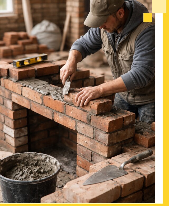 Кладка каминов под ключ в Алексине профессиональная отделка и монтаж