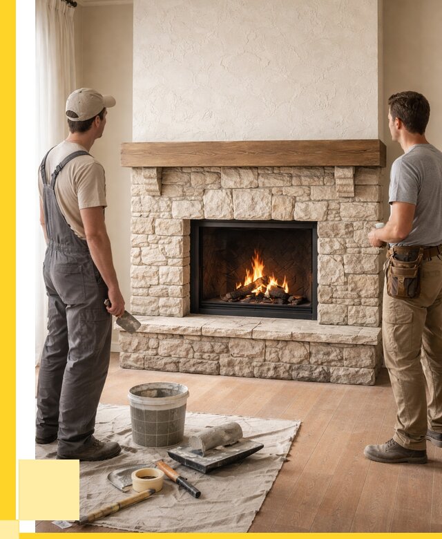 Отделка каминов в Алексине от 7142 р. под ключ | ЭриданЛкс