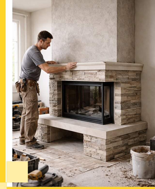 Изготовление каминов под ключ в Алексине от 164820 р. | ЭриданЛкс