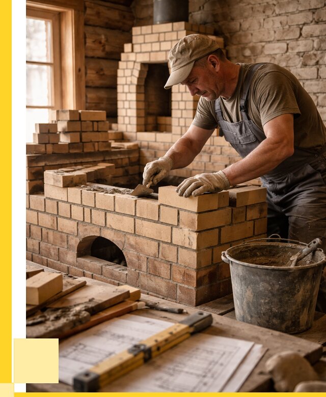 Кладка печей из кирпича в Алексине цены от 32964 р. - ЭриданЛкс