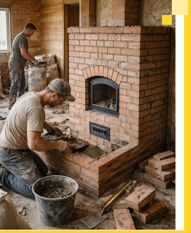 Профессиональное строительство печей в Алексине под ключ