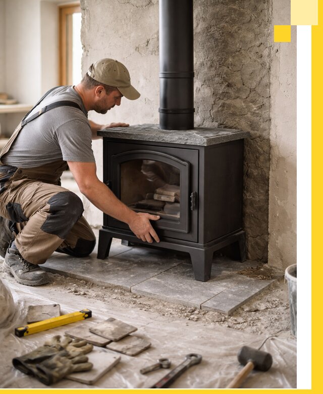 Профессиональный монтаж печей и каминов в Алексине под ключ