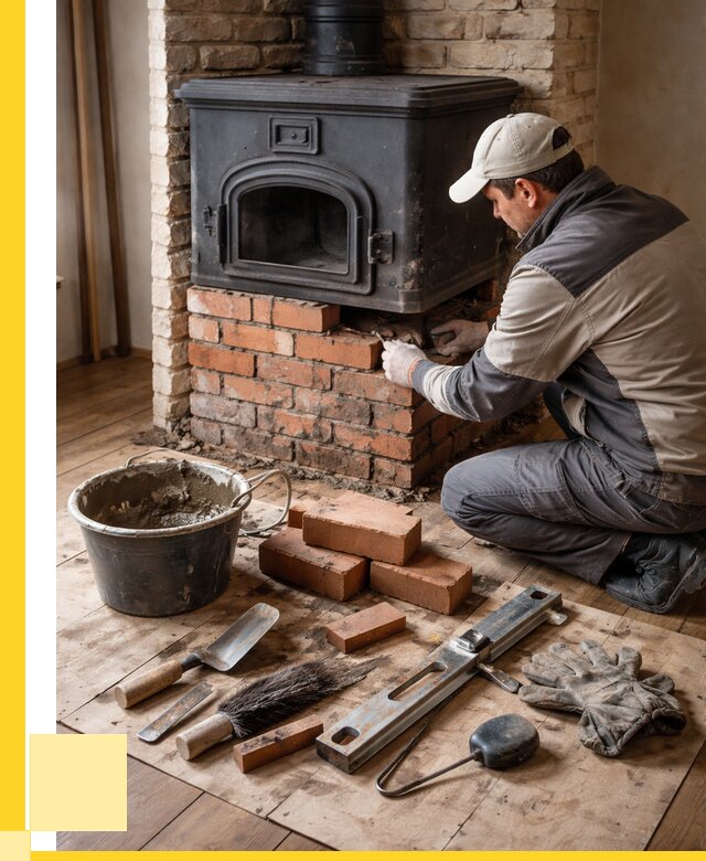 Ремонт печей в Алексине от 13186 р., услуги печника ЭриданЛкс