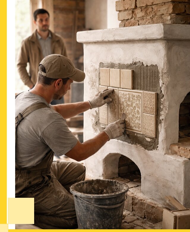 Отделка печей и банных печей в Алексине от 38458 р. | ЭриданЛкс