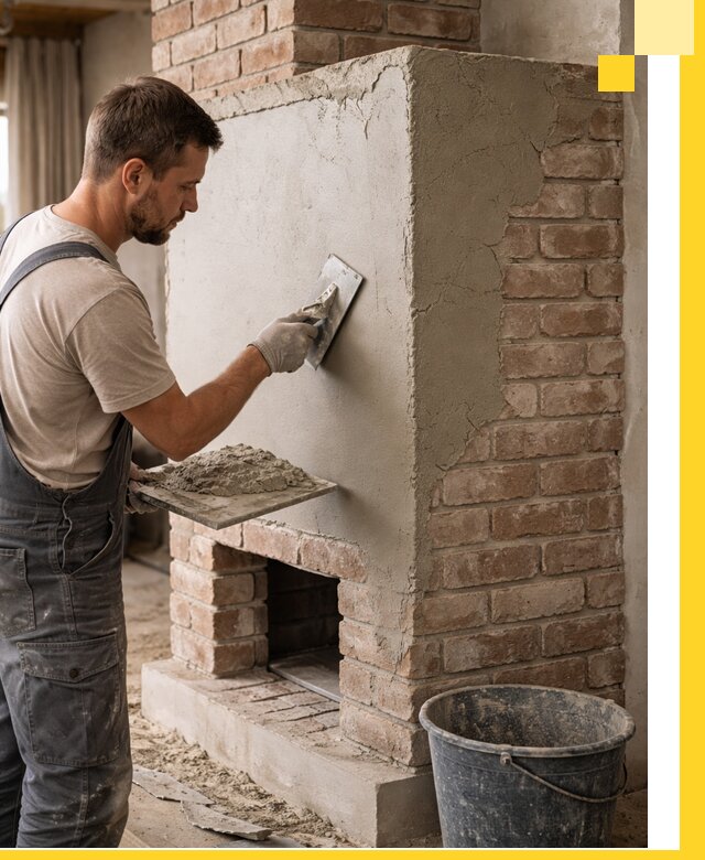 Отделка печей и облицовка каминов в Алексине под ключ