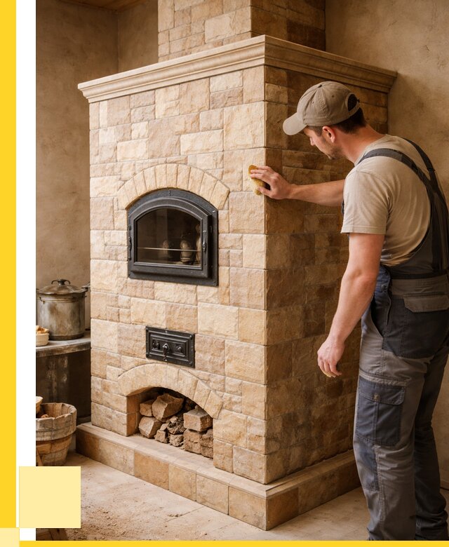 Облицовка печей в Алексине от 4945 р. под ключ | ЭриданЛкс