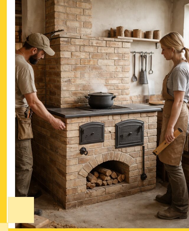 Варочно отопительные печи в Алексине от 98892 р. | ЭриданЛкс