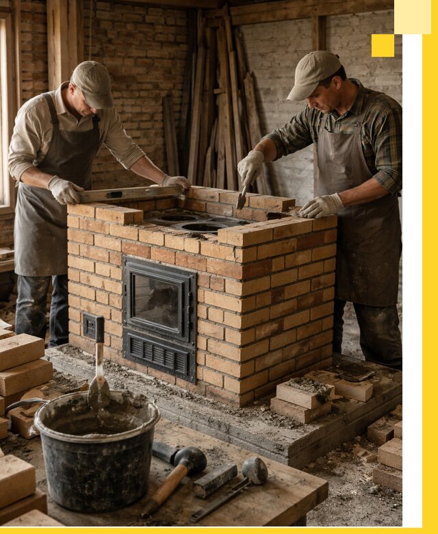 Изготовление и установка варочных печей под ключ в Алексине