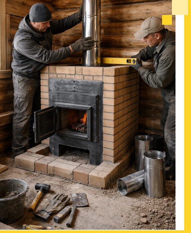 Проектирование, изготовление и установка банных печей в Алексине