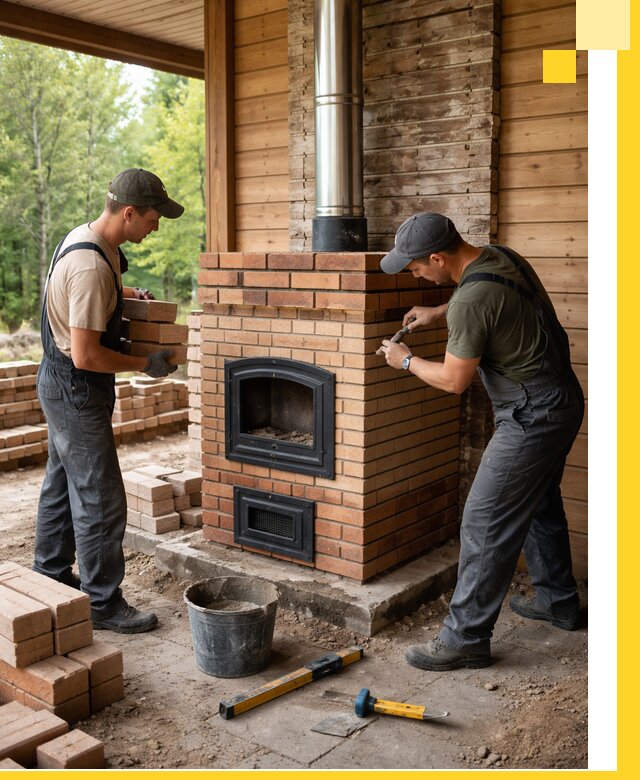 Производство и установка дачных печей под ключ в Алексине