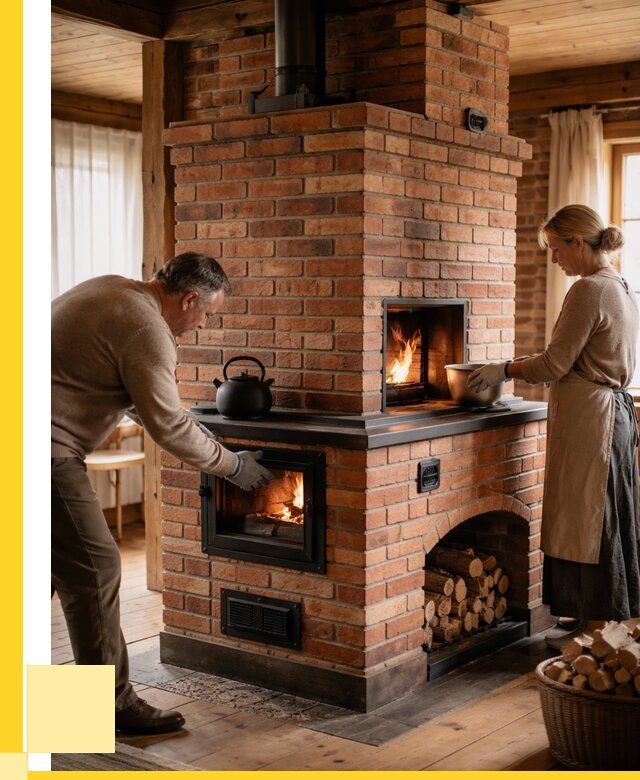 Печи для загородного дома под ключ в Алексине от 87904 р. | ЭриданЛкс