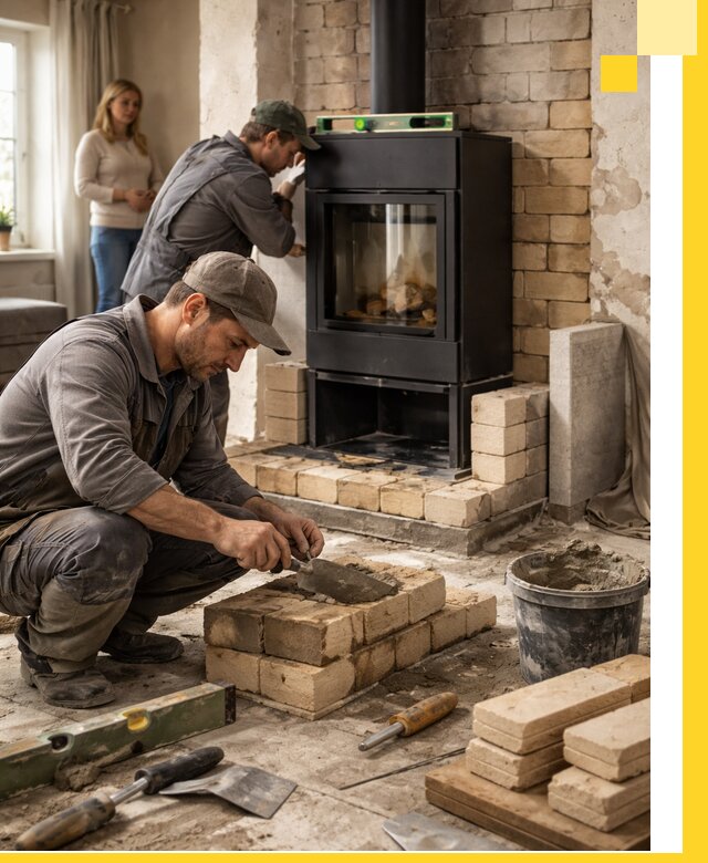 Печи и камины под ключ: проект, установка в Алексине