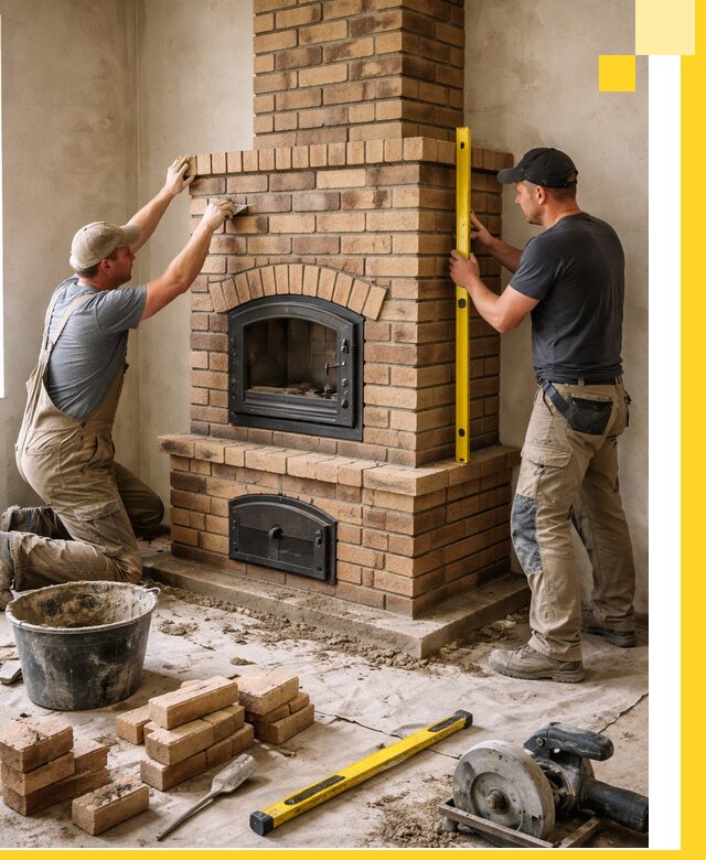 Продажа и установка печей и каминов для дома под ключ в Алексине