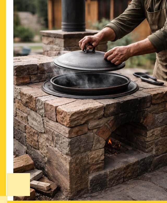 Печи для казана в Алексине по цене от 19778 р. | ЭриданЛкс