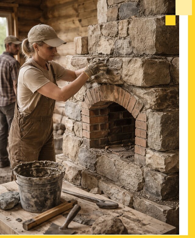 Каменные печи на заказ и монтаж в Алексине, долговечные решения