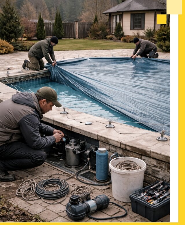 Консервация бассейнов в Алексине: подготовка к длительному хранению