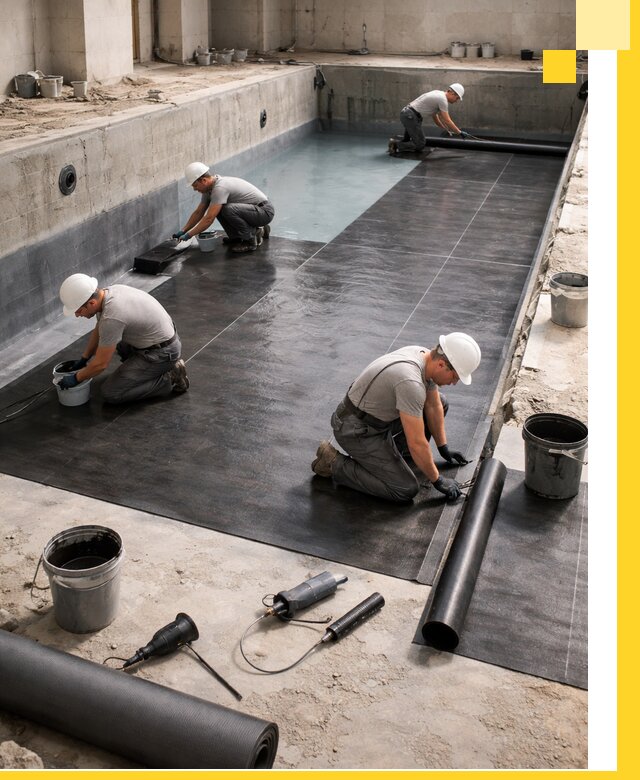 Профессиональная гидроизоляция бассейнов и чаш в Алексине под ключ