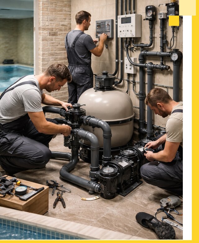 Комплексное оборудование для бассейнов под ключ в Алексине