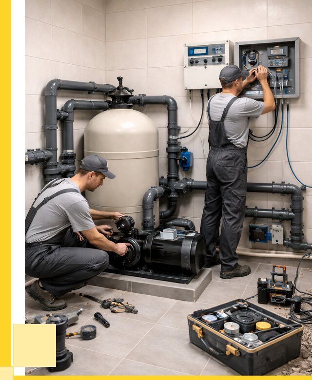 Монтаж оборудования для бассейнов в Алексине от 43952 р. | ЭриданЛкс