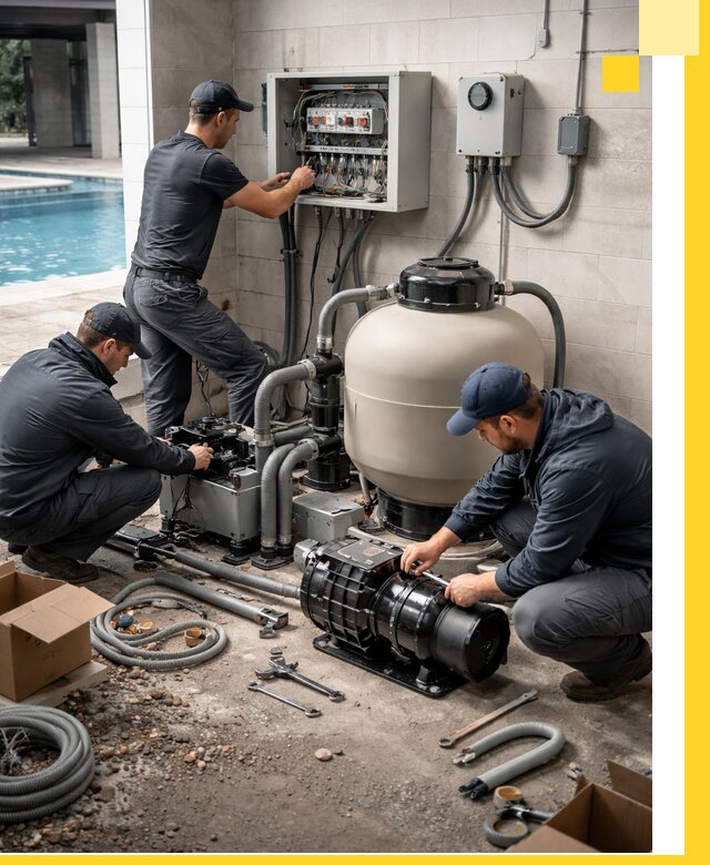 Профессиональный монтаж оборудования для бассейнов в Алексине