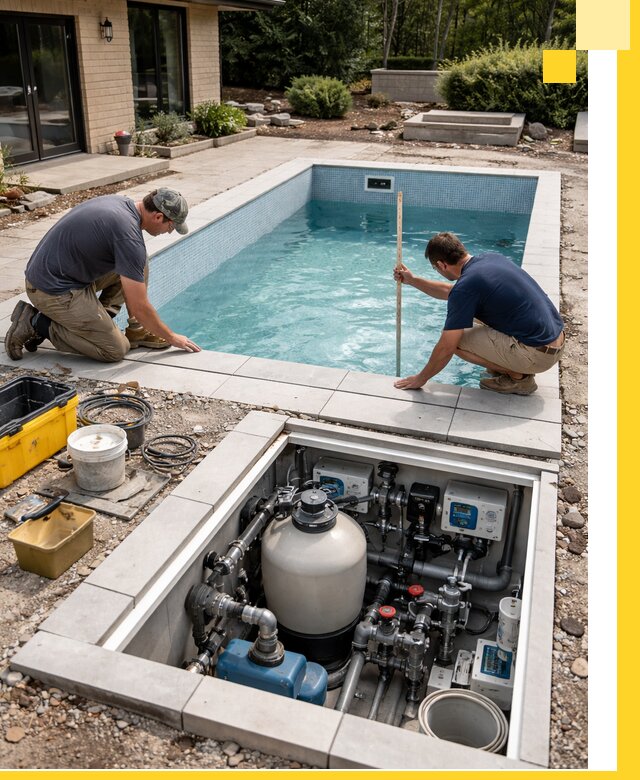 Строительство качественных домашних бассейнов под ключ в Алексине