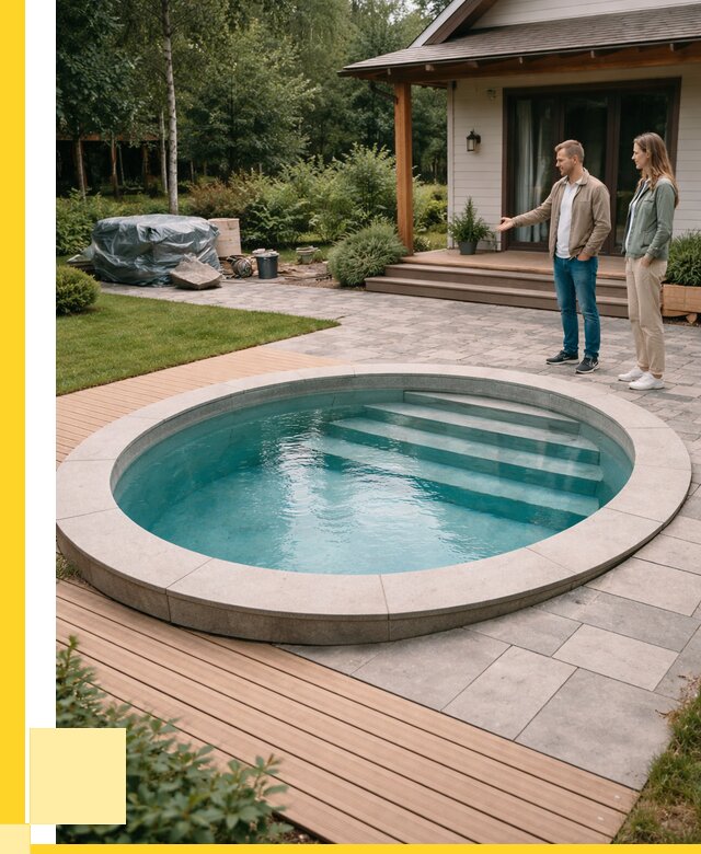 Бассейн на даче под ключ в Алексине от 219760 р., ЭриданЛкс