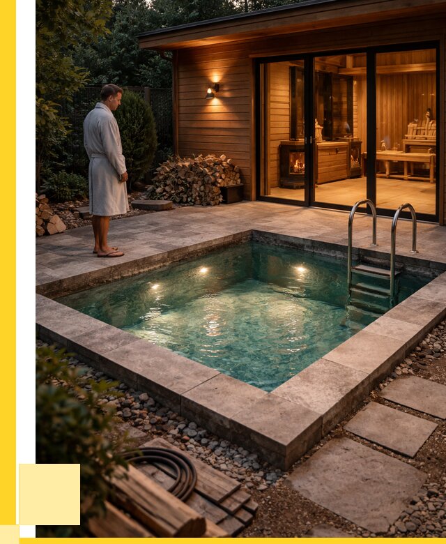 Бани с бассейном под ключ в Алексине от 104386 р. | ЭриданЛкс