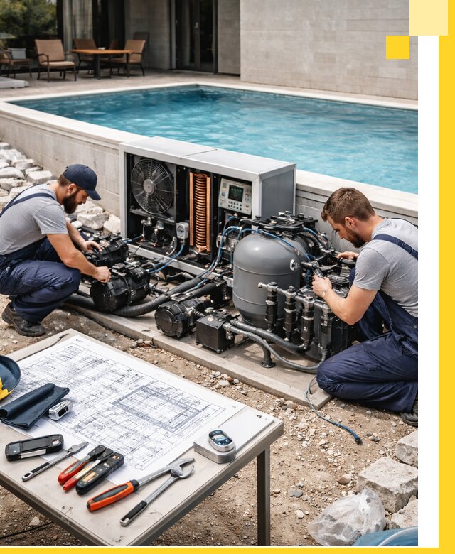 Проектирование и монтаж бассейнов с подогревом в Алексине