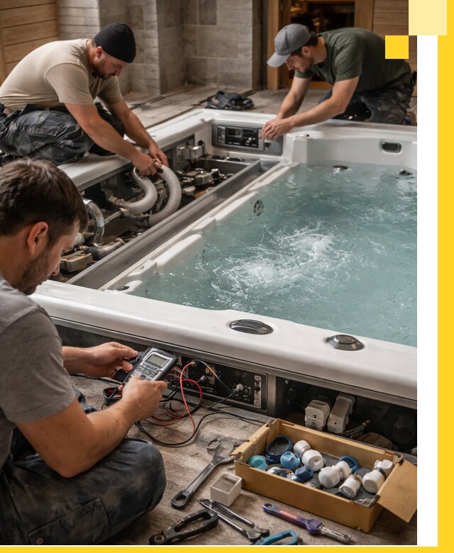 Гидромассажные бассейны под ключ в Алексине, дизайн и монтаж