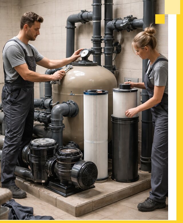 Фильтры и системы фильтрации для бассейнов в Алексине