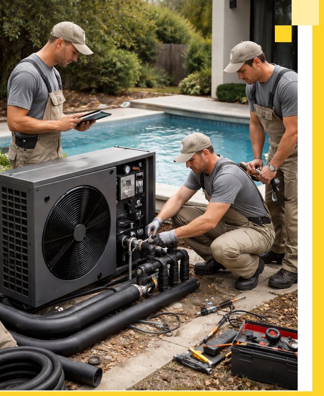 Проектирование и установка тепловых насосов для бассейнов в Алексине