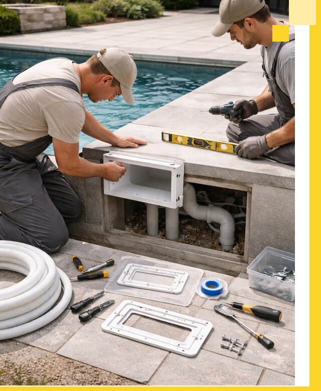 Поставка и установка скиммеров для бассейнов в Алексине