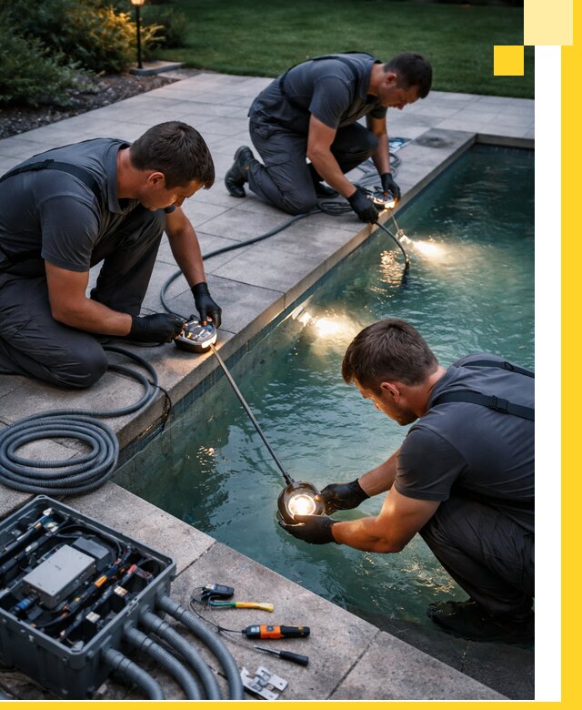 Профессиональное освещение бассейнов в Алексине: дизайн и монтаж