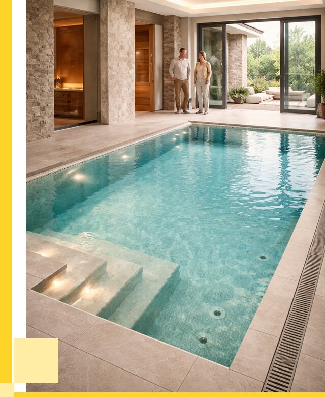 Бассейн во дворе в Алексине: проект, отделка от 1318560 р. | ЭриданЛкс