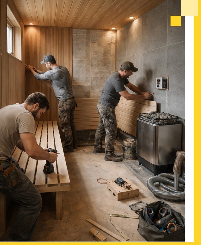 Сауны под ключ в Алексине, проектирование, строительство, отделка