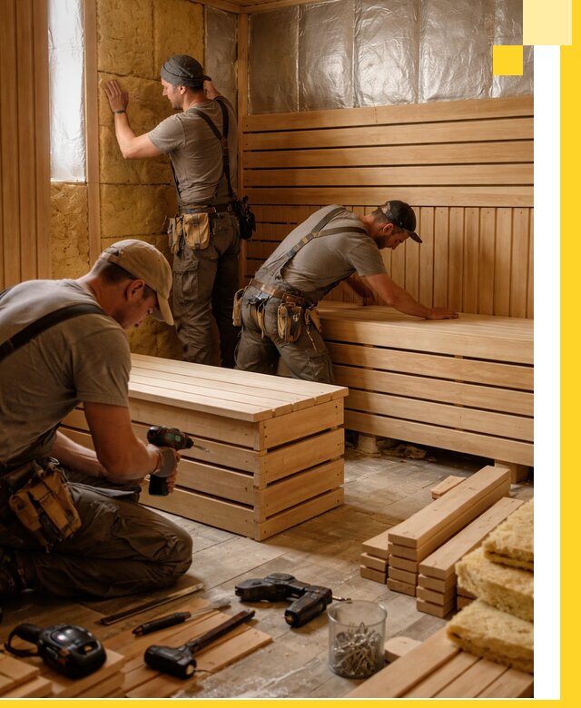 Профессиональное строительство саун под ключ в Алексине