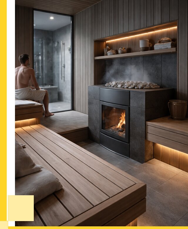 Проект сауны в частном доме в Алексине от 38458 р. | ЭриданЛкс