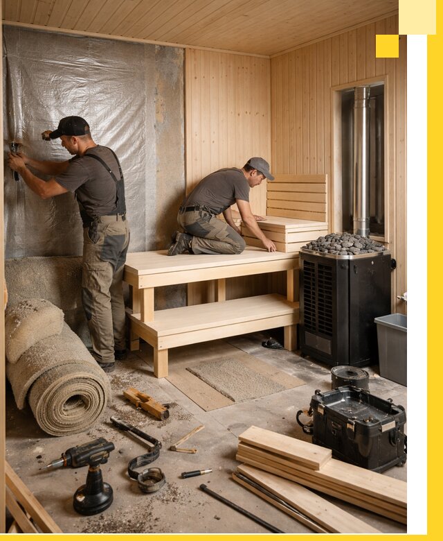 Проекты саун под ключ в Алексине дизайн и строительство