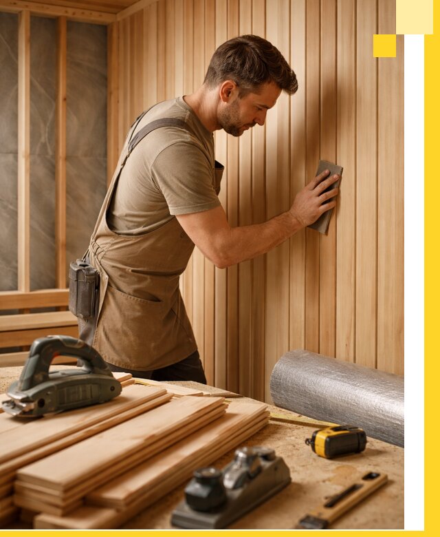 Профессиональная отделка саун и парных под ключ в Алексине