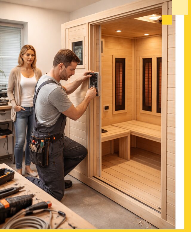 Инфракрасные сауны под ключ в Алексине продажа и установка