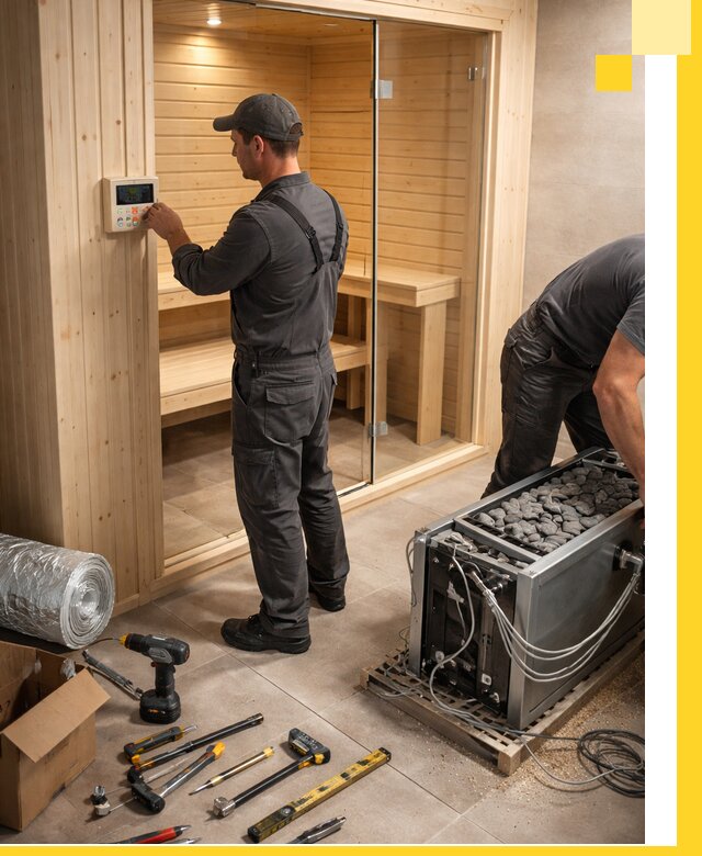 Поставка, установка и монтаж электрических саун в Алексине