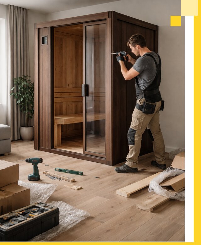 Установка и производство мини саун под ключ в Алексине