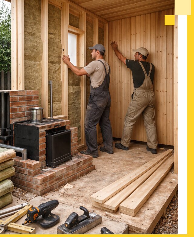 Строительство и установка дачных саун под ключ в Алексине