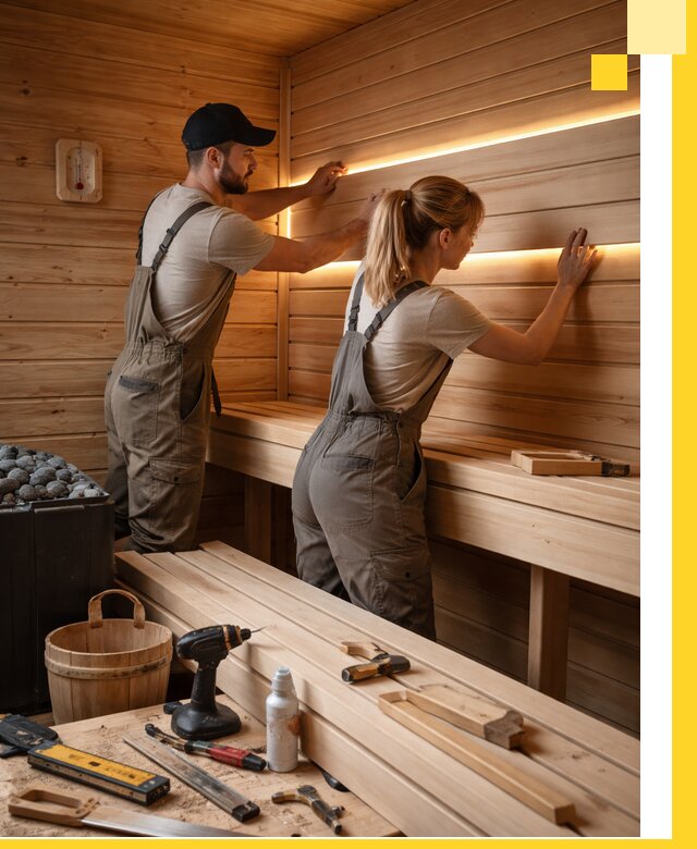 Дизайн саун и бань под ключ с индивидуальным проектом в Алексине