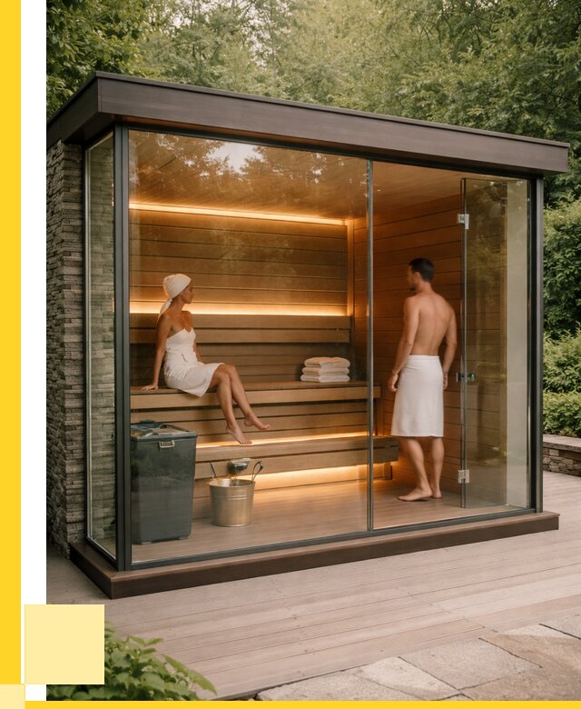 Сауна стеклянная и двери для сауны в Алексине от 274700 р. | ЭриданЛкс
