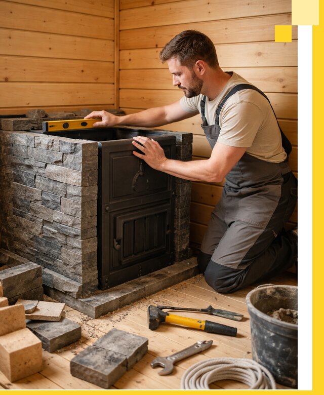 Производство и установка печей для саун под ключ в Алексине