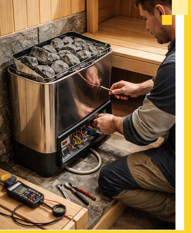 Продажа и установка электрокаменок для саун в Алексине